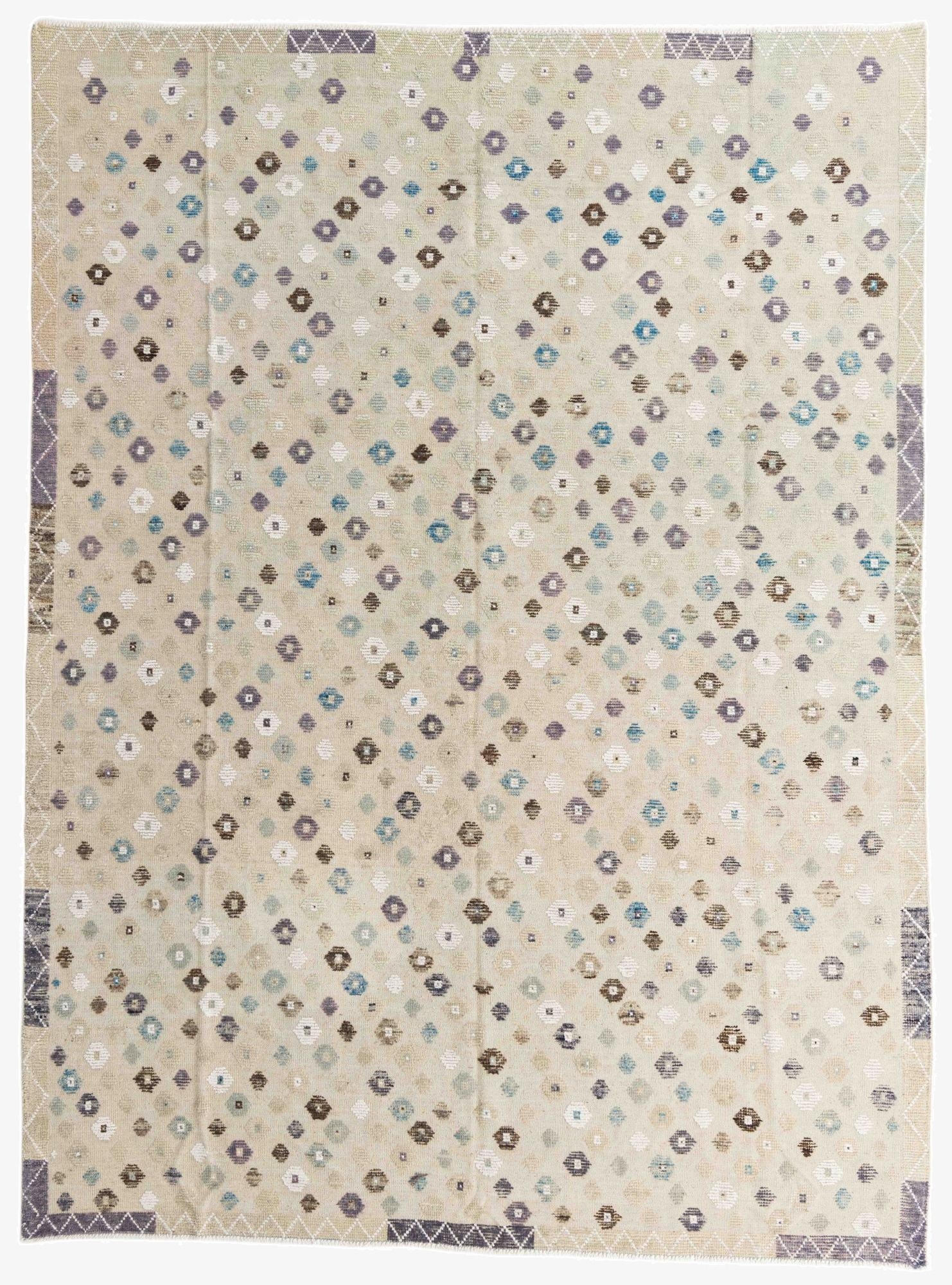 8' 10 x 12'  Hand Knotted Darya Wool Rug