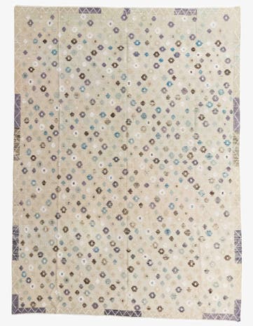 8' 10 x 12' Hand Knotted Darya Wool Rug