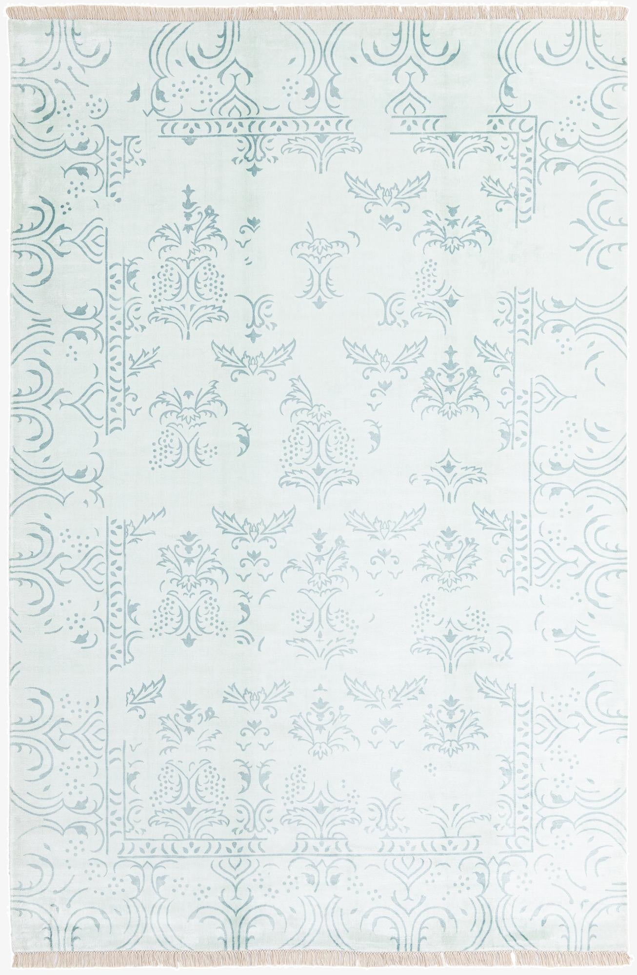 6' 7 x 9' 10  Hand Knotted Darya Wool Rug