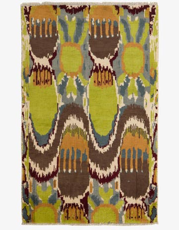 3' 10 x 6' Hand Knotted Darya Wool Rug