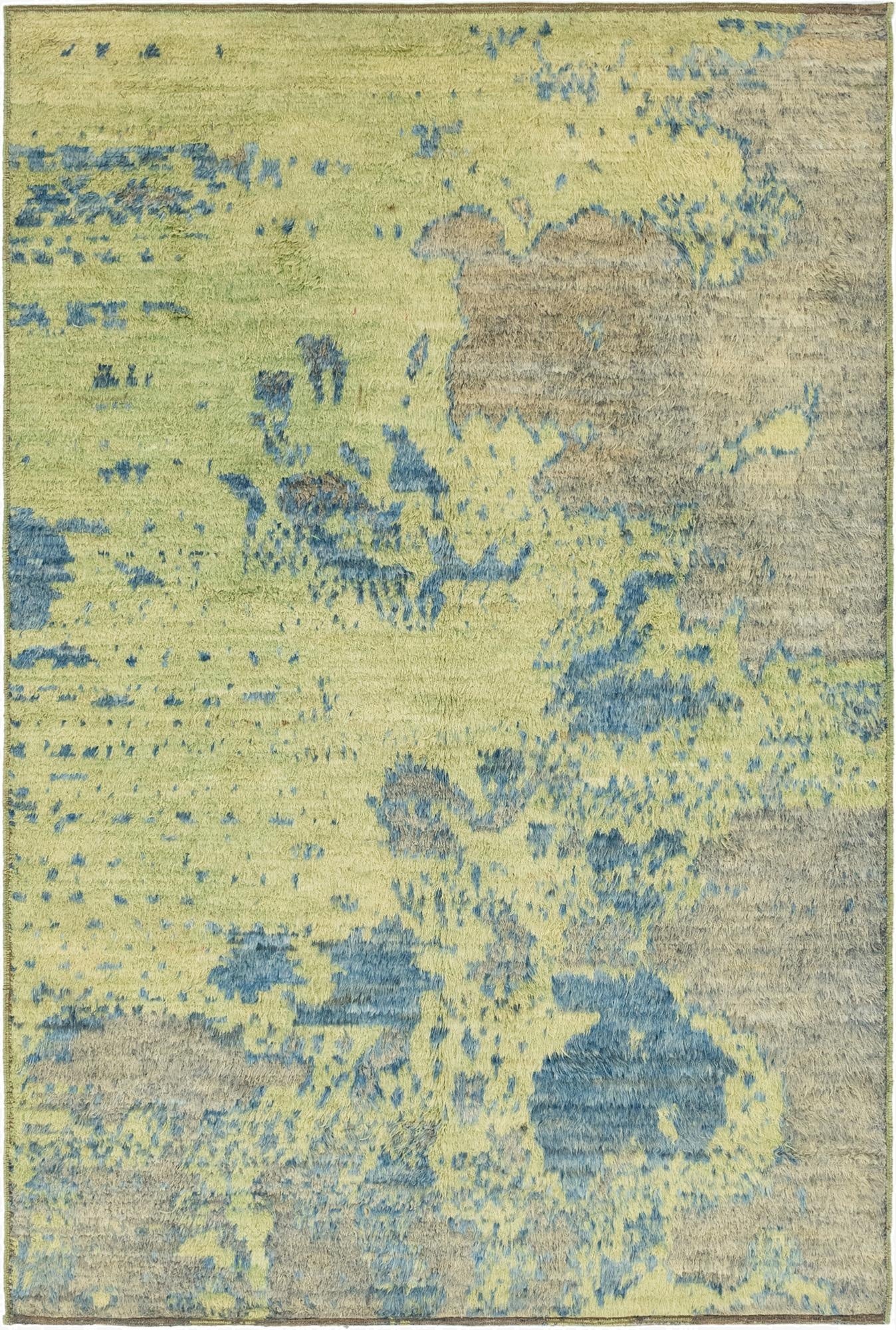 6' 3 x 9' 5  Hand Knotted Darya Wool Rug