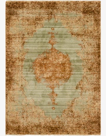 Light Green Graham Rug