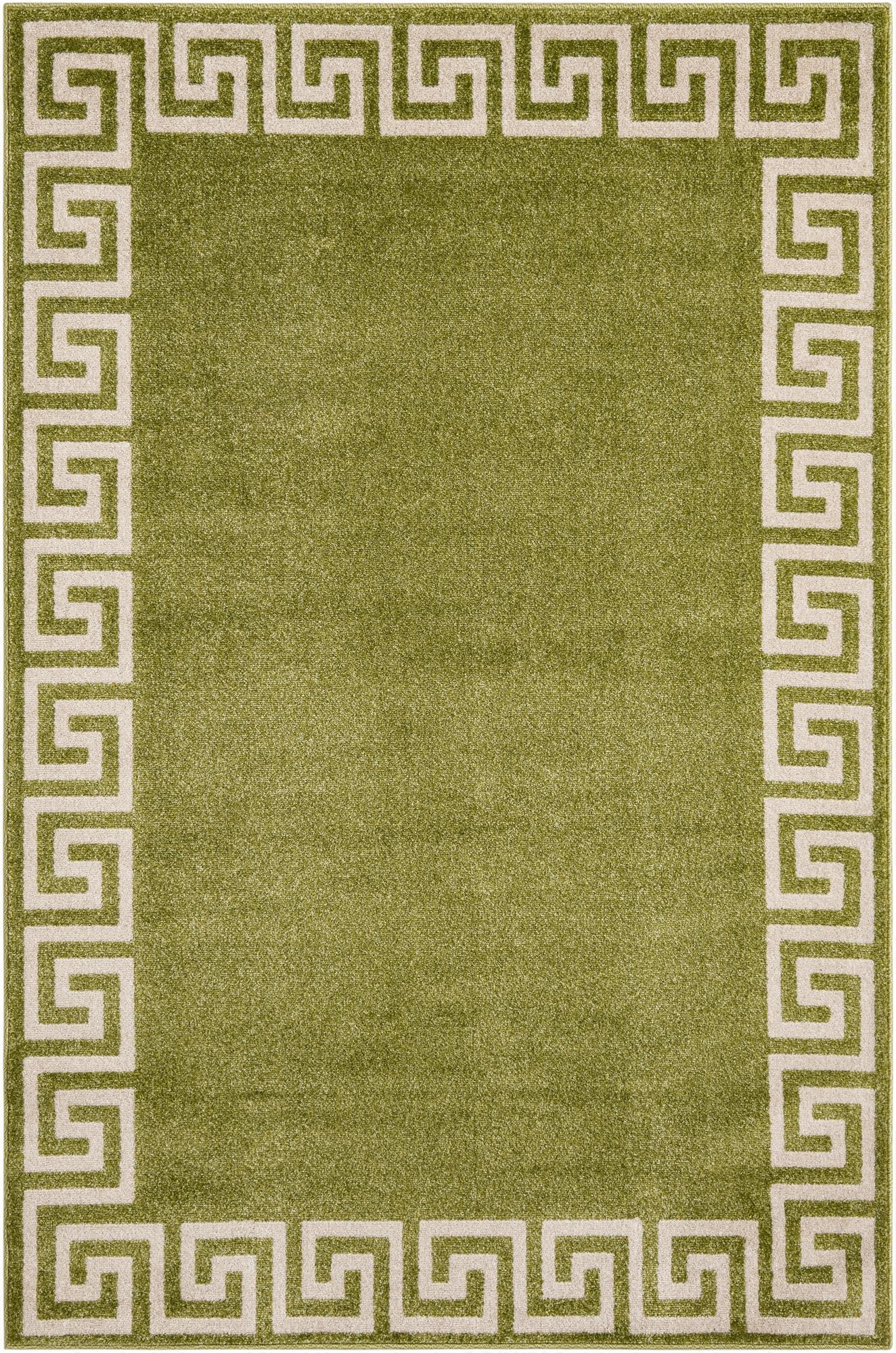 5' 3 x 8' Greek Key Rug