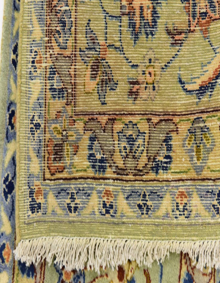 Detail image of 9' 5 x 12' 10 Hand Knotted Isfahan Persian Wool Rug