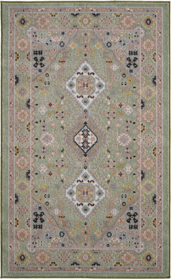 Detail image of 3' 3 x 5' 3 Kamala Washable Rug