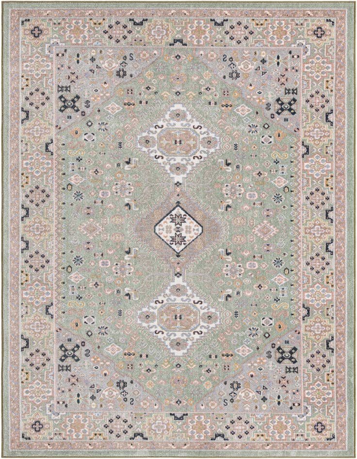 Detail image of 5' 3 x 8' Kamala Washable Rug