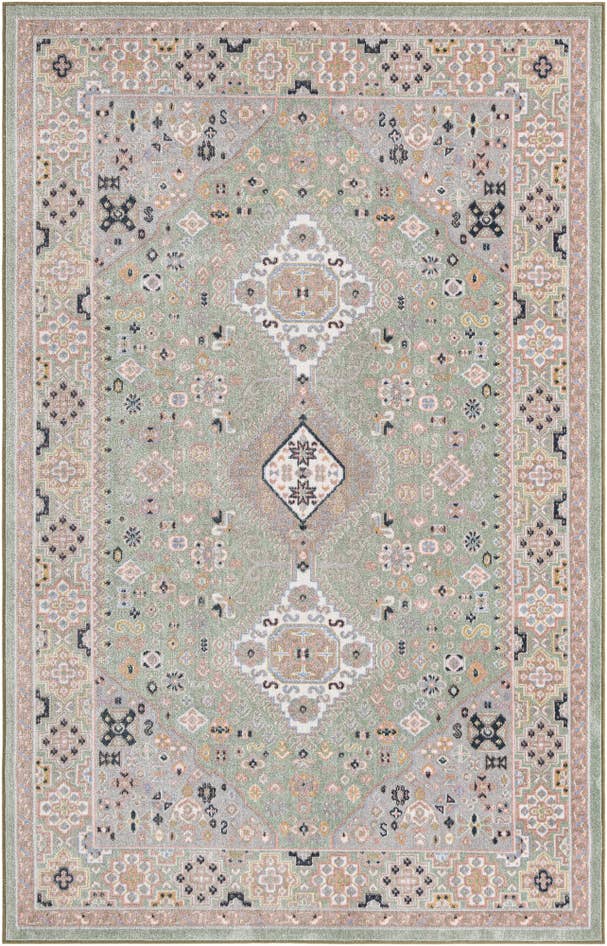 Detail image of 5' 3 x 8' Kamala Washable Rug