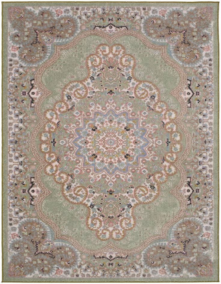 Detail image of 4' x 6' Kamala Washable Rug