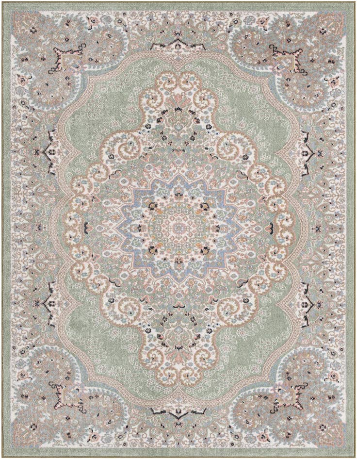 Detail image of 5' 3 x 8' Kamala Washable Rug
