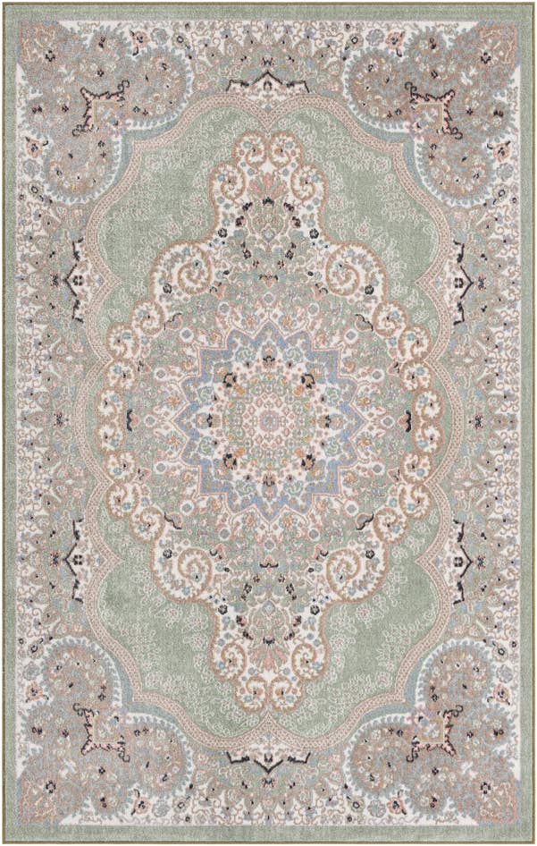 Detail image of 5' 3 x 8' Kamala Washable Rug