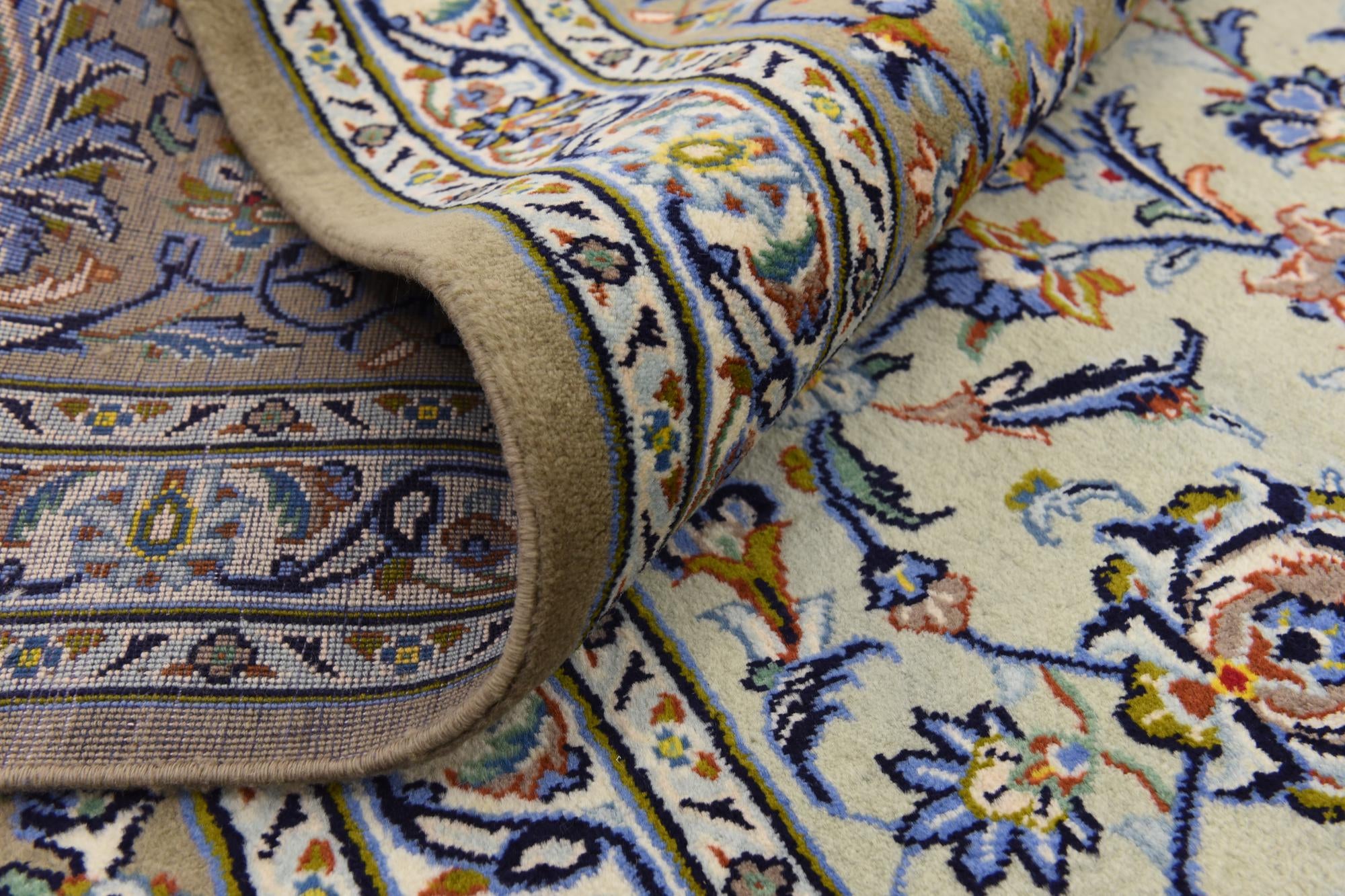 310cm x 425cm anudado a mano Kashan Alfombra Persa Lana