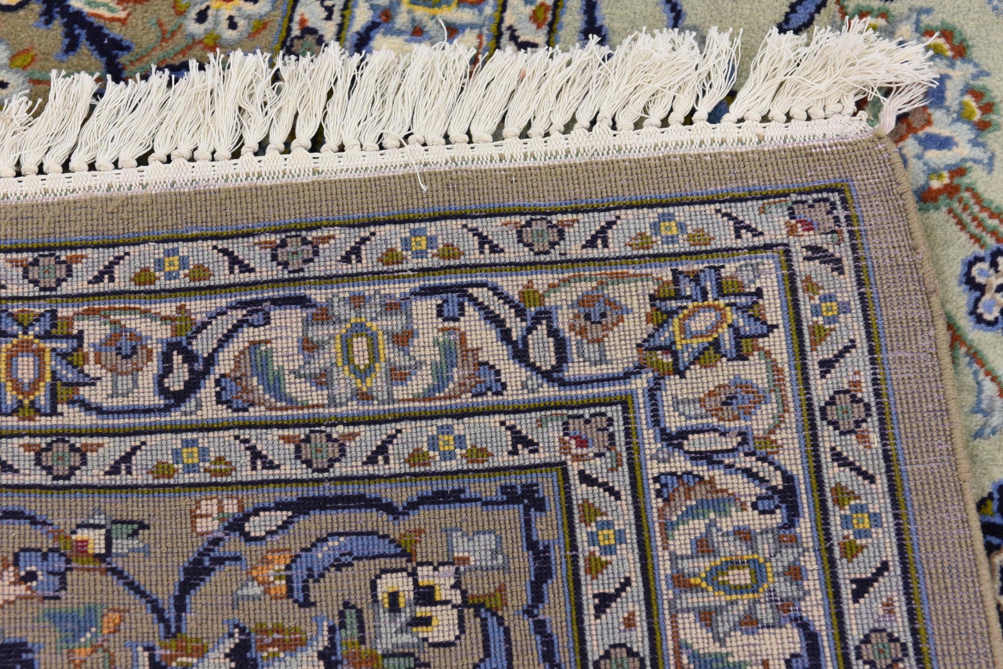 310cm x 425cm anudado a mano Kashan Alfombra Persa Lana