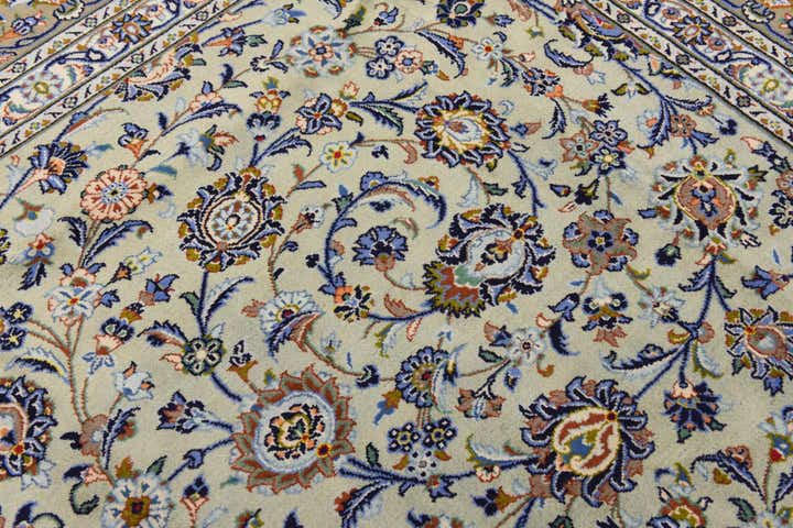 310cm x 425cm anudado a mano Kashan Alfombra Persa Lana