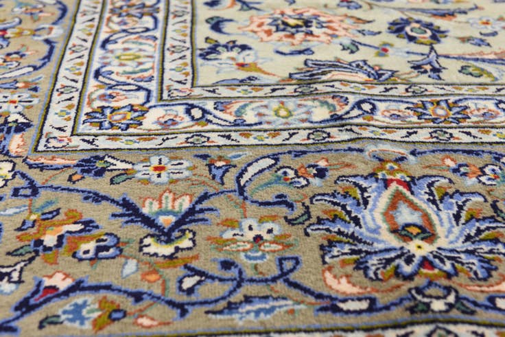 Detail image of 310cm x 425cm anudado a mano Kashan Alfombra Persa Lana