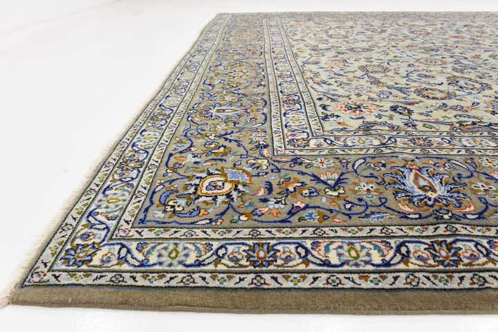 310cm x 425cm anudado a mano Kashan Alfombra Persa Lana