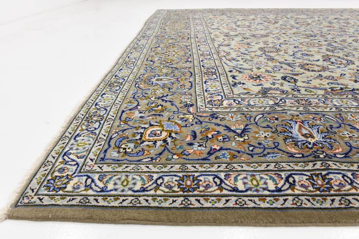 Detail image of 310cm x 425cm anudado a mano Kashan Alfombra Persa Lana