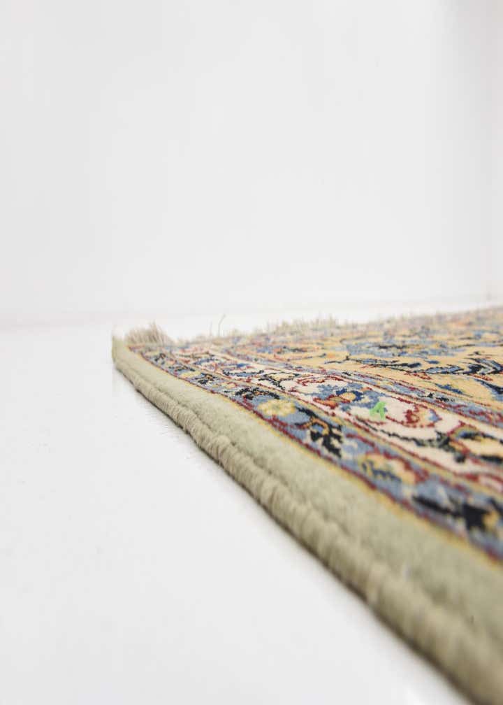 9' 10 x 13' 9 Hand Knotted Kashan Persian Wool Rug