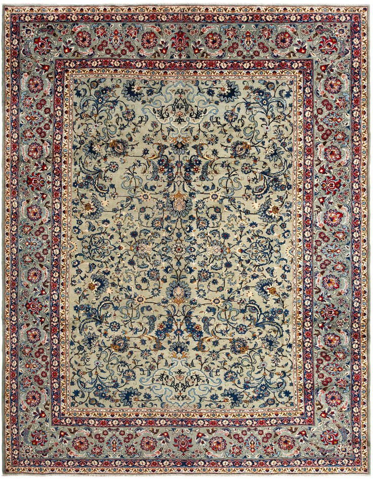 Detail image of 10' 1 x 13' 3 Kashan Wool Rug