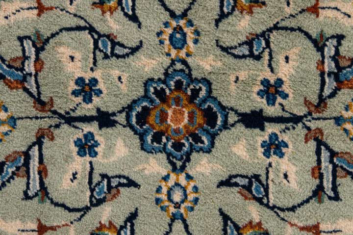 8' 10 x 11' 10 Hand Knotted Kashan Persian Wool Rug