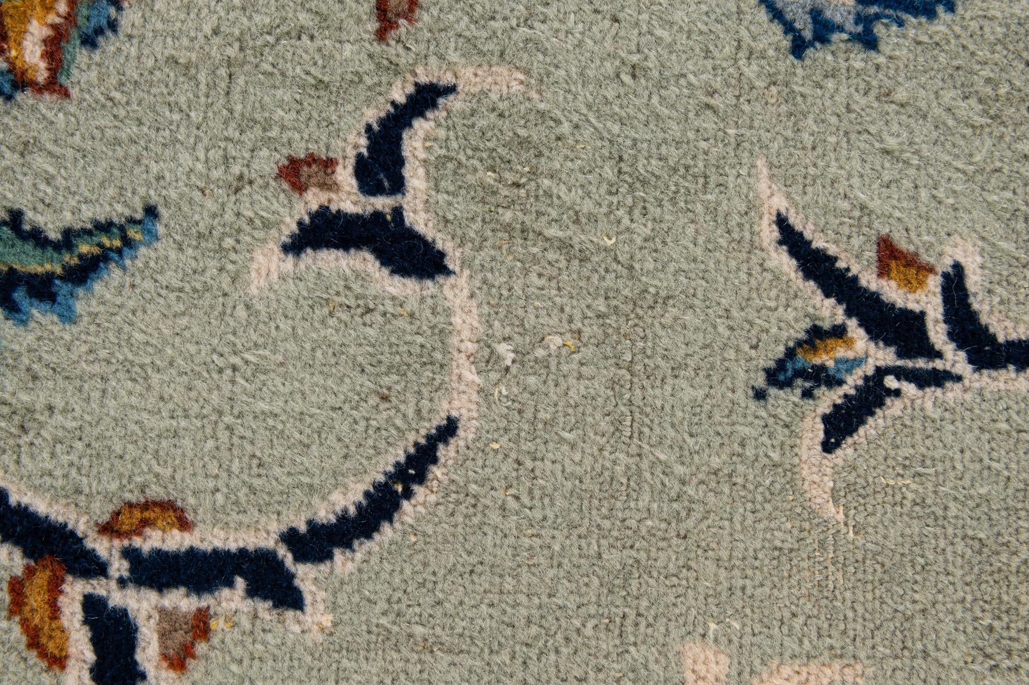 8' 10 x 11' 10 Hand Knotted Kashan Persian Wool Rug