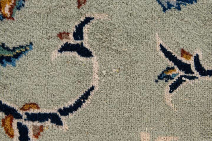 8' 10 x 11' 10 Hand Knotted Kashan Persian Wool Rug