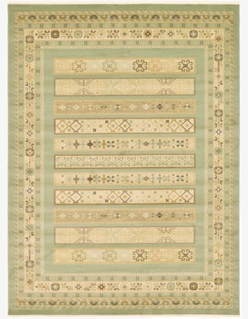 Light Green Kashkuli Gabbeh Rug
