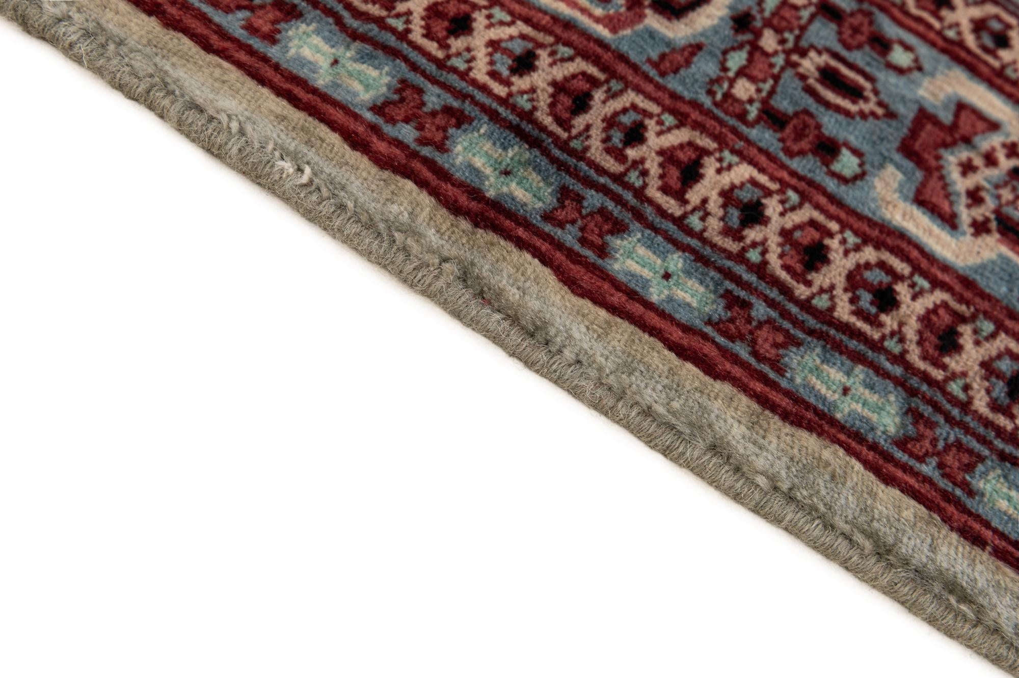 4' 3 x 6' 4 Hand Knotted Kazak Oriental Wool Rug