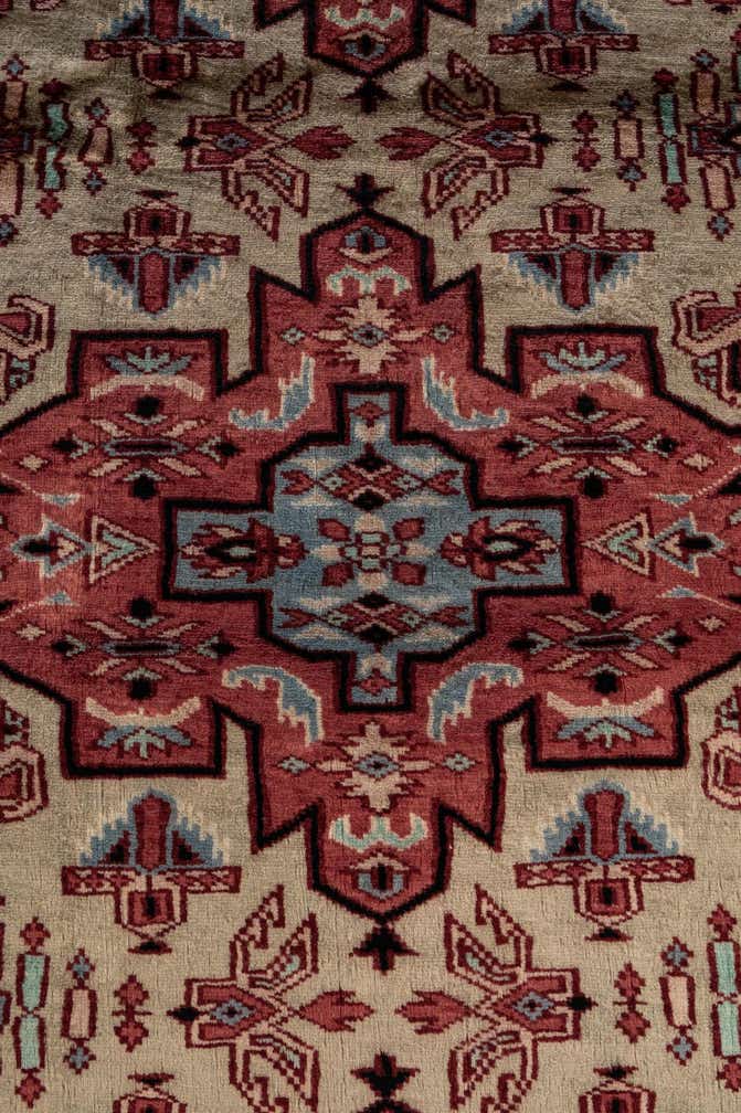 4' 3 x 6' 4 Hand Knotted Kazak Oriental Wool Rug