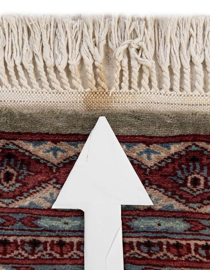 Detail image of 4' 3 x 6' 4  Hand Knotted Kazak Oriental Wool Rug