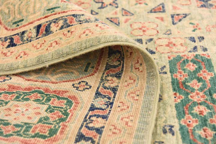 5' 8 x 8' Hand Knotted Kazak Rug