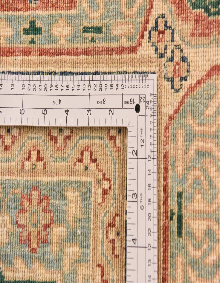 Detail image of 5' 8 x 8'  Hand Knotted Kazak Rug