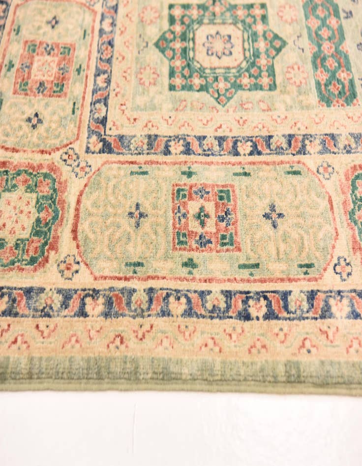 Detail image of 5' 8 x 8'  Hand Knotted Kazak Rug