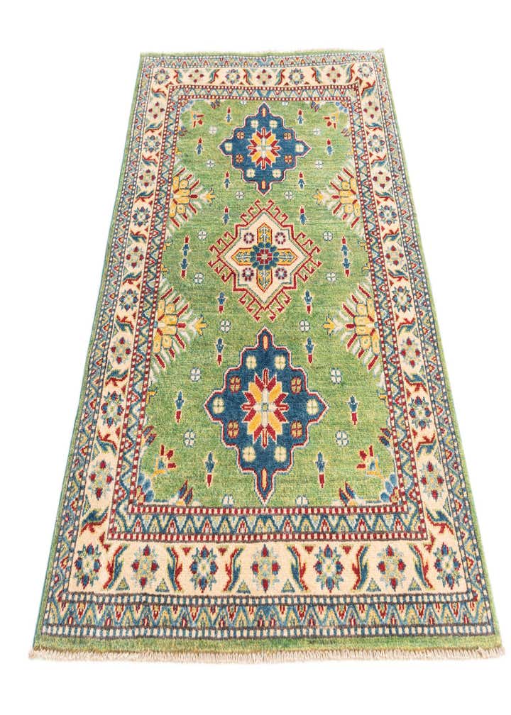 3' 4 x 4' 8 Hand Knotted Kazak Rug