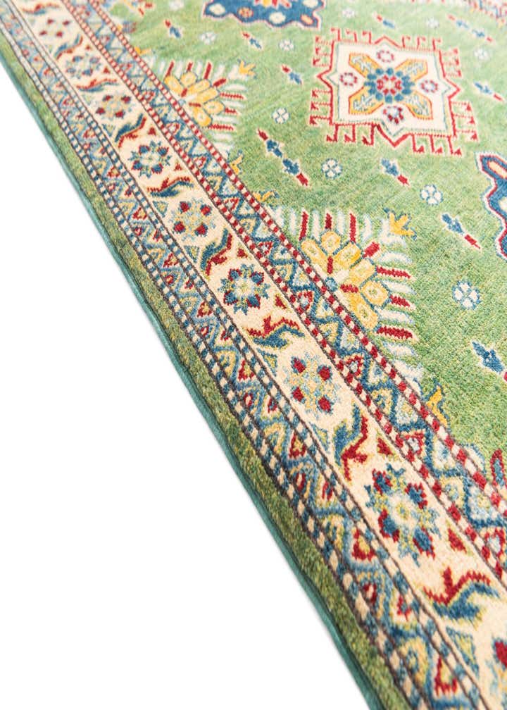 3' 4 x 4' 8 Hand Knotted Kazak Rug