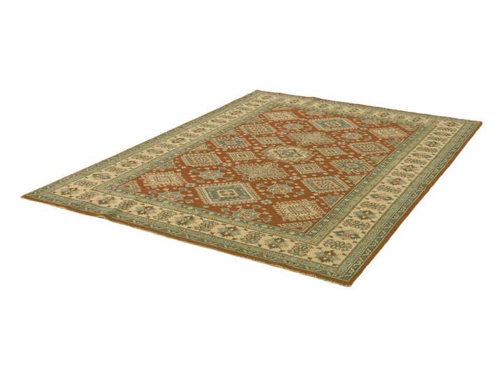 5' 5 x 7' 9 Hand Knotted Kazak Rug