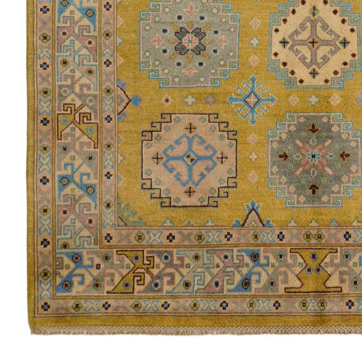 5' 5 x 7' 9 Hand Knotted Kazak Rug