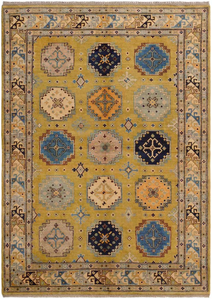 5' 8 x 7' 11 Hand Knotted Kazak Rug