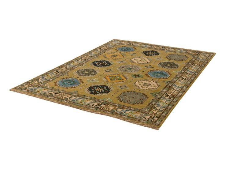 Detail image of 5' 8 x 7' 10 Hand Knotted Kazak Rug