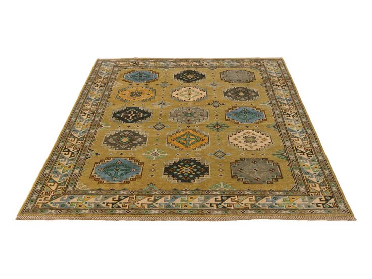 Detail image of 5' 8 x 7' 10 Hand Knotted Kazak Rug