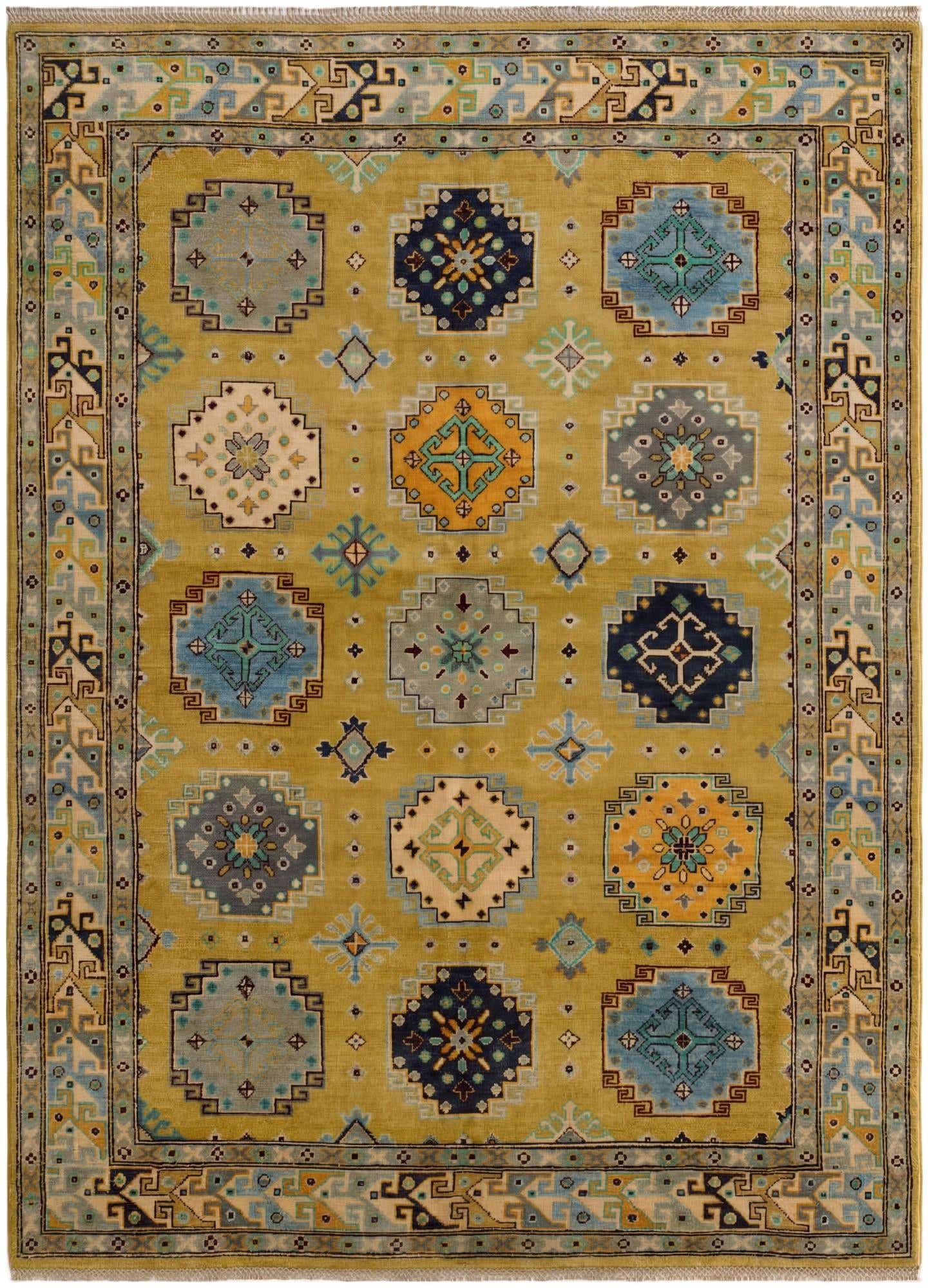 5' 8 x 7' 10 Hand Knotted Kazak Rug