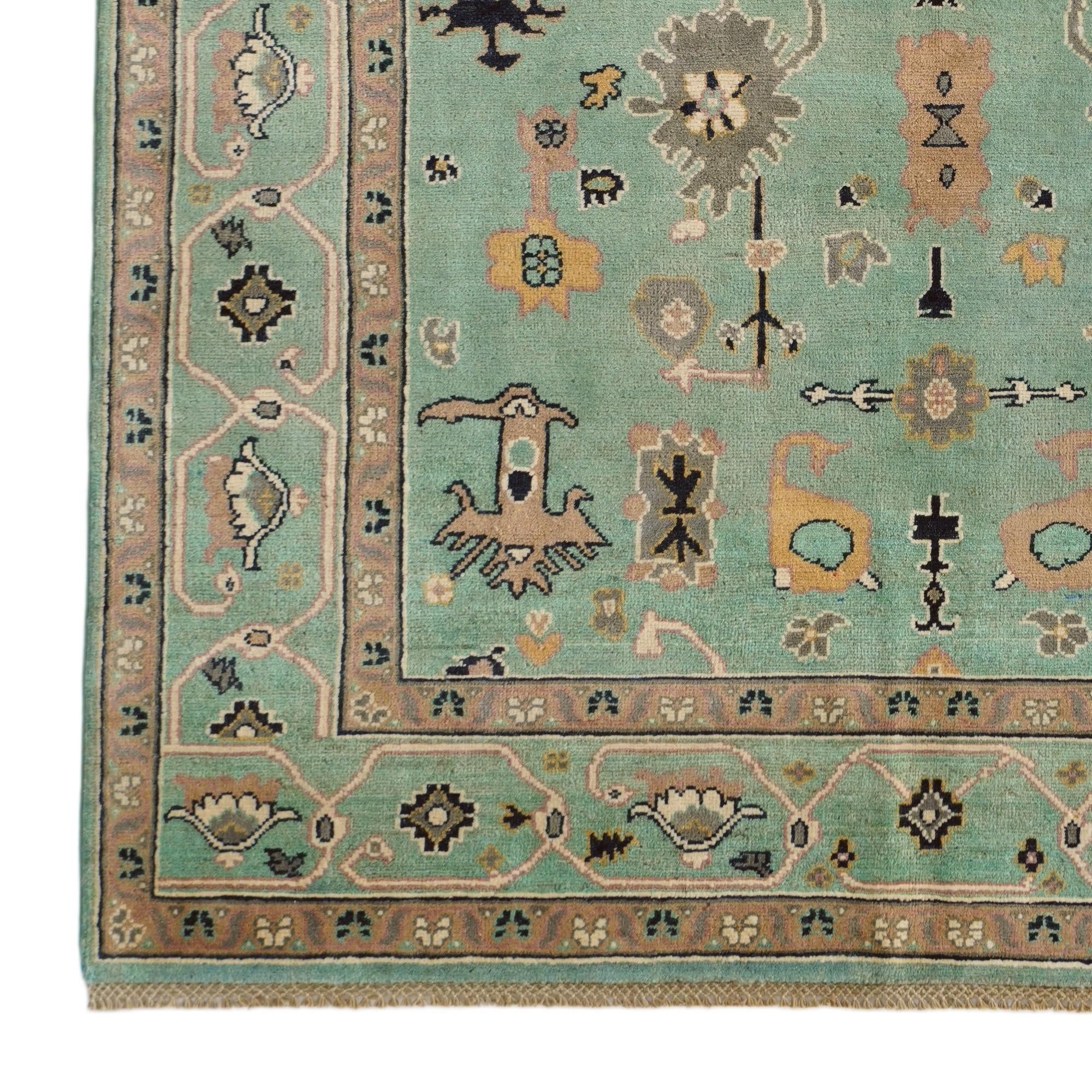 5' 6 x 7' 6 Hand Knotted Kazak Rug