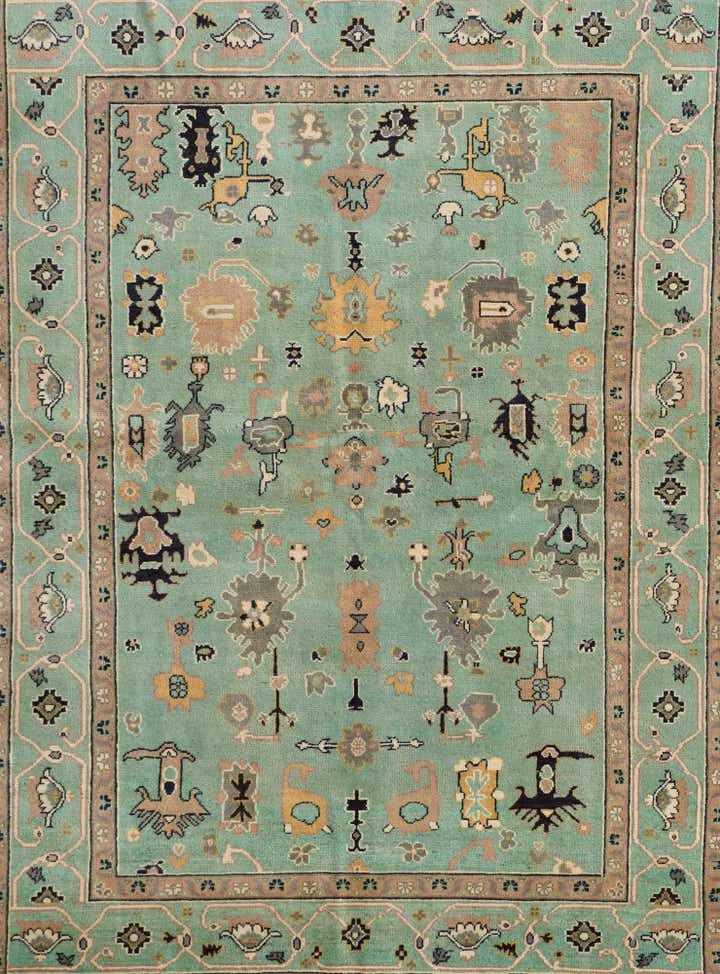 5' 6 x 7' 6 Hand Knotted Kazak Rug