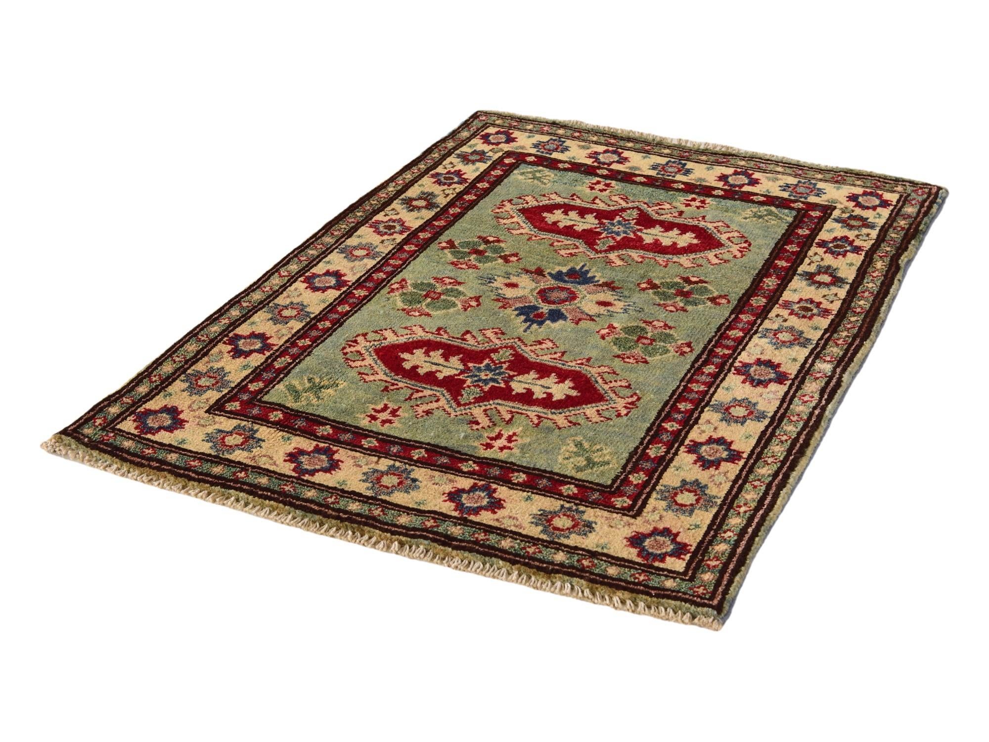 2' 1 x 2' 11 Hand Knotted Kazak Rug