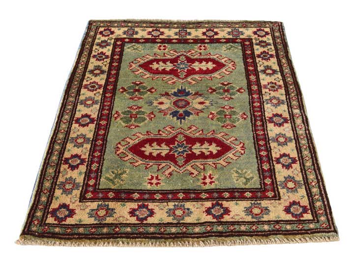 2' 1 x 2' 11 Hand Knotted Kazak Rug