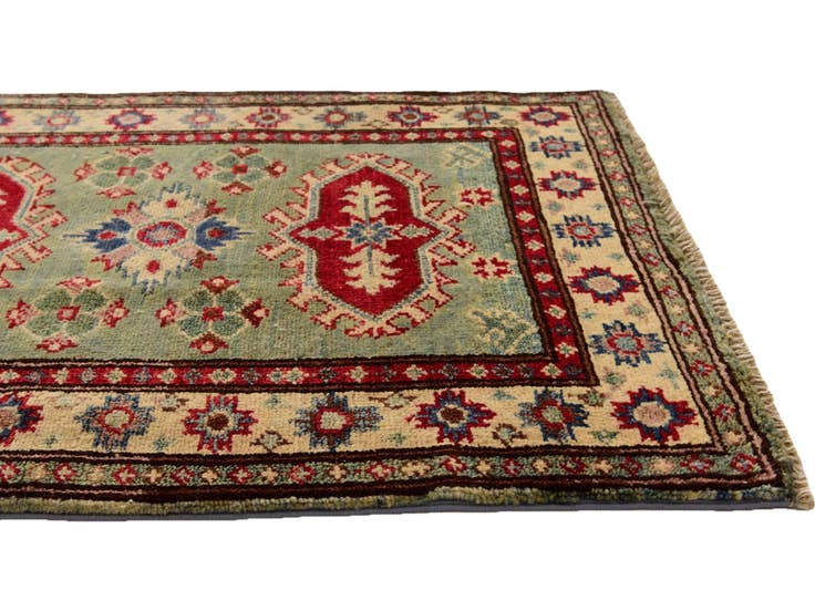 Detail image of 2' 1 x 2' 11 Hand Knotted Kazak Rug