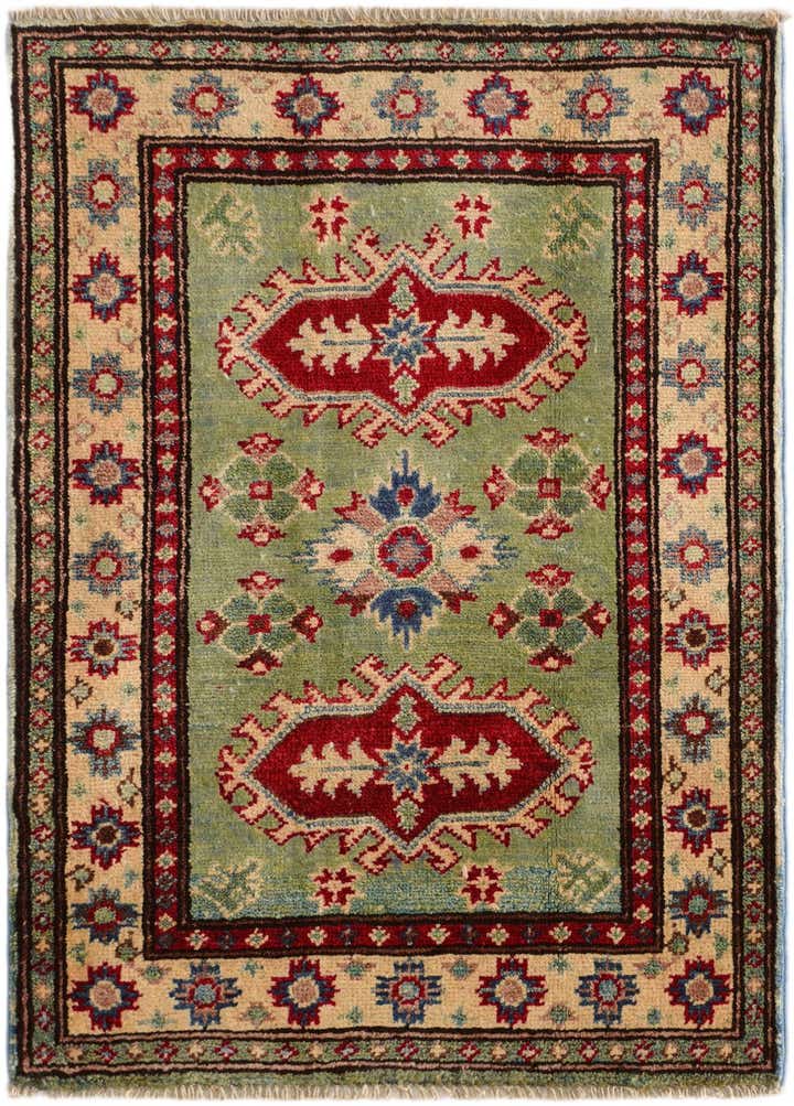 2' 1 x 2' 11 Hand Knotted Kazak Rug