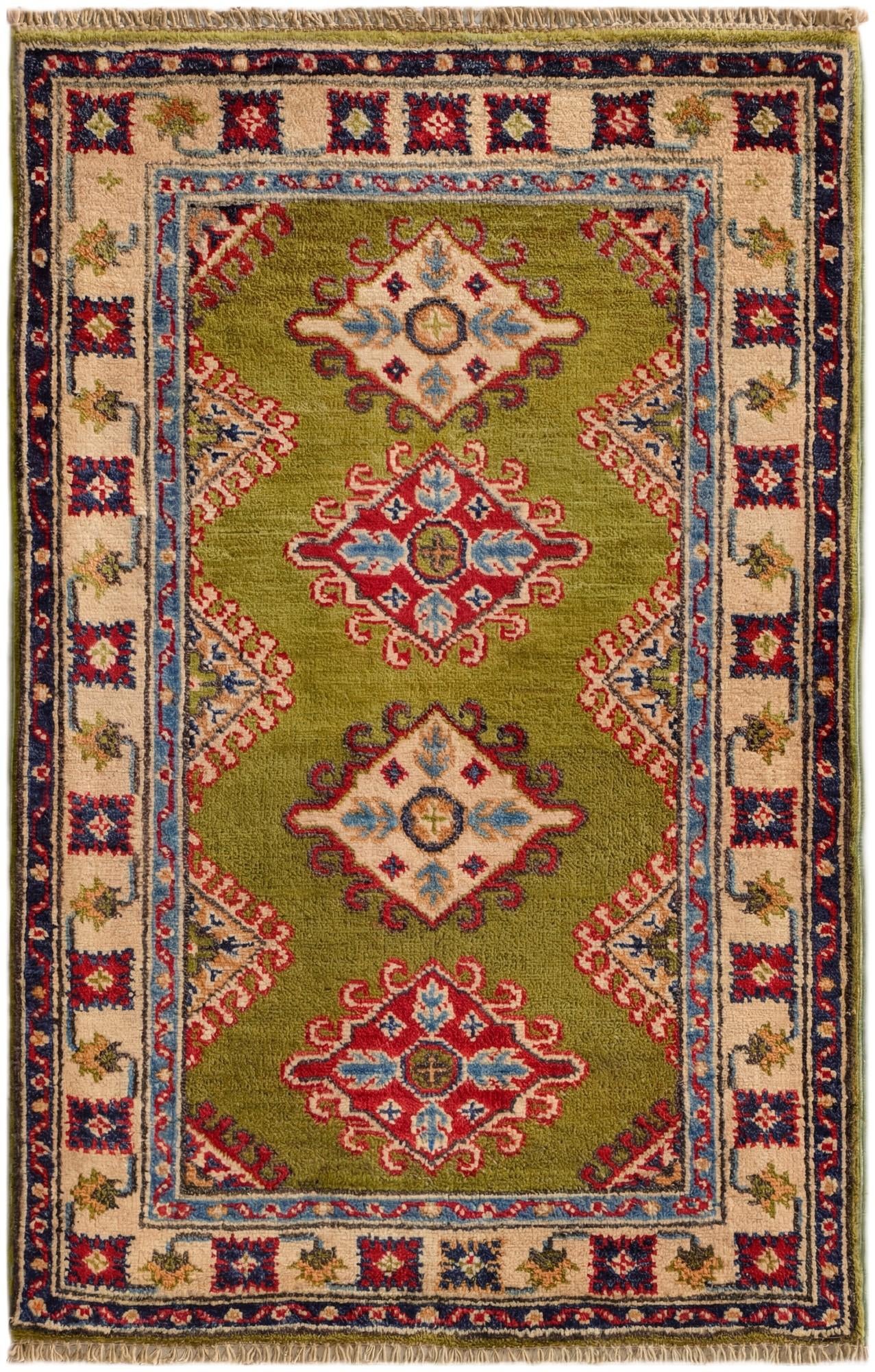 2' 1 x 3' 3 Hand Knotted Kazak Rug