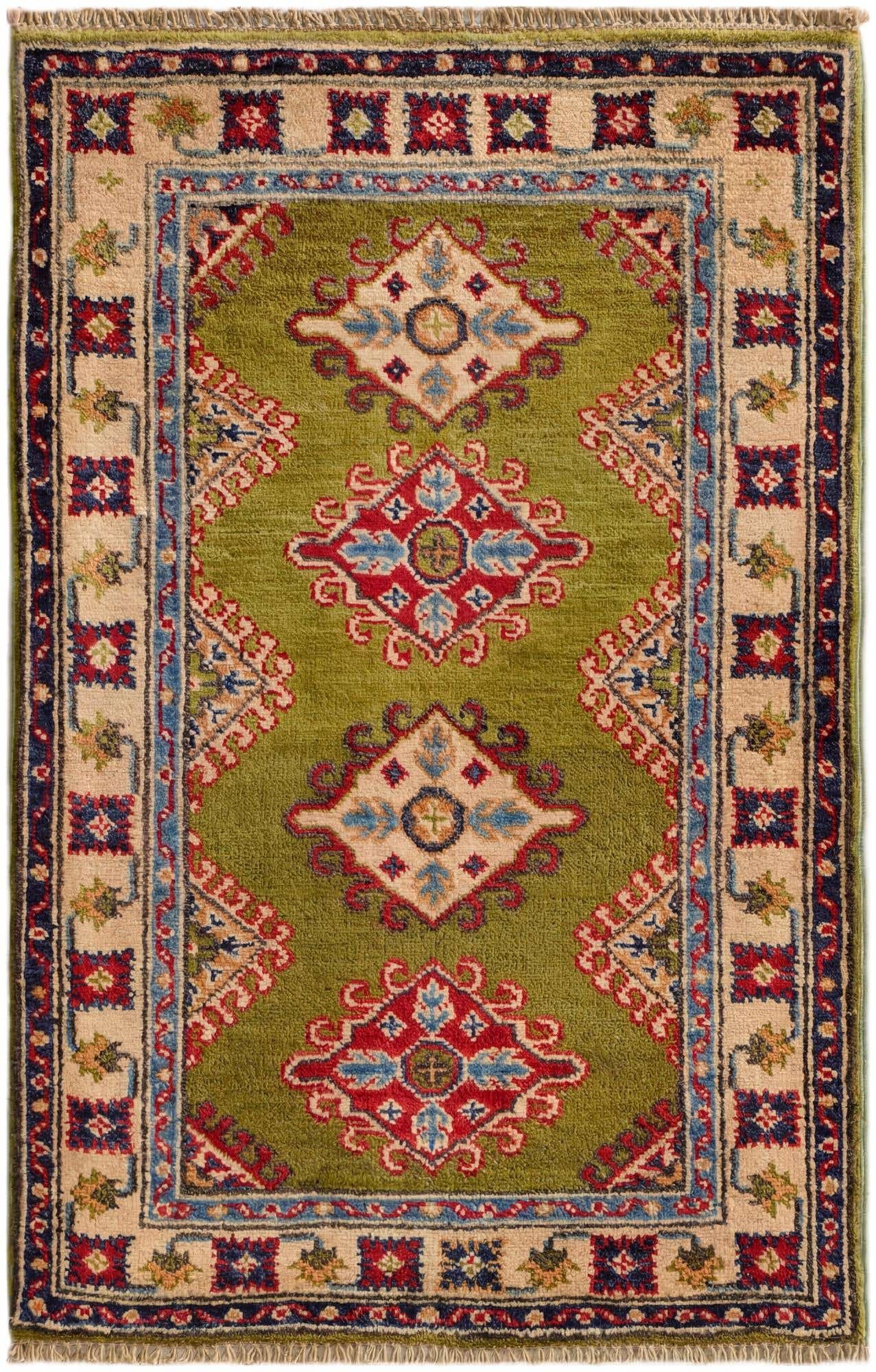 2' 1 x 3' 3 Hand Knotted Kazak Rug