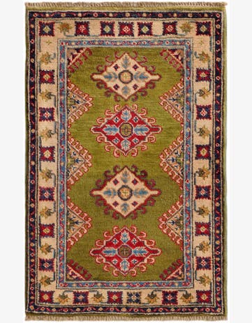 2' 1 x 3' 3 Hand Knotted Kazak Rug