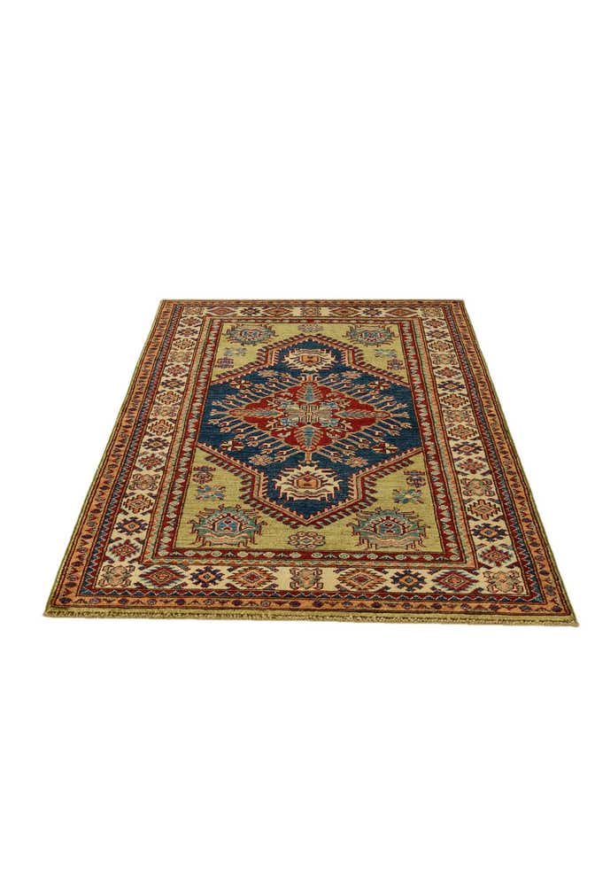 3' 3 x 4' 11 Hand Knotted Kazak Rug